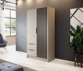 Garderobna omara Nelly 2D - kašmir