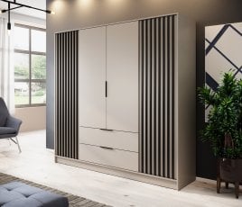 Garderobna omara Nelly 4D - kašmir