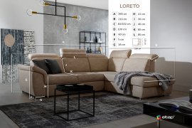 Eltap - Kotna sedežna garnitura Loreto