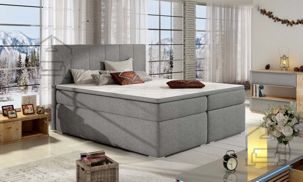 Boxspring Francoske postelja Bolero - 140x200 cm