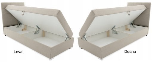 Meble Gruška - Boxspring postelja Gold 2 - 100x200 cm