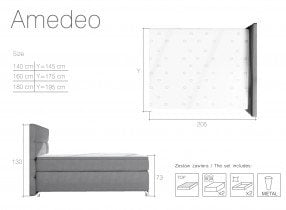 Eltap - Boxspring postelja Amadeo