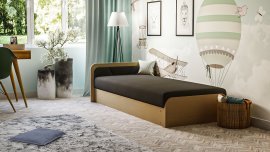 Eltap - Otroška postelja Parys 80x190 cm - rjava