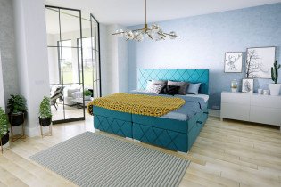 Laverto - Boxspring postelja Royal