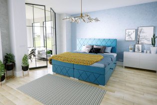 Laverto - Boxspring postelja Royal