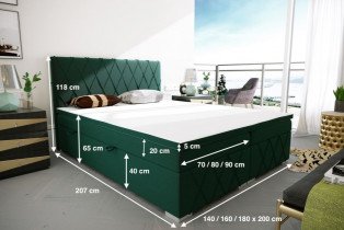 Laverto - Boxspring postelja Royal