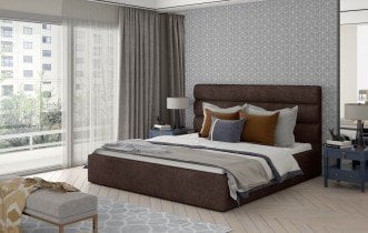 Eltap - Postelja Caramel z lesenim okvirjem