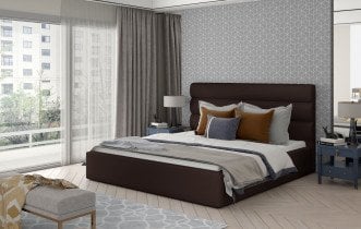 Eltap - Postelja Caramel z lesenim okvirjem - 140x200 cm