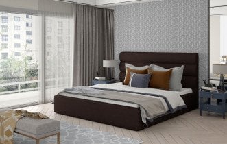 Eltap - Postelja Caramel z lesenim okvirjem - 140x200 cm