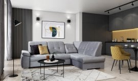 Kotna sedežna garnitura Sado