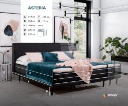 Eltap stock - Postelja Asteria - 160x200 cm (Savana, Soft)
