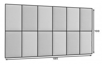 Eltap - Set tapeciranih panelov Quadratta 180x100