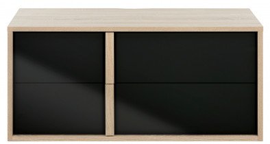 Sonoma hrast/črna 1H2Y332