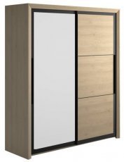 Garderobna omara z 2 drsnimi vrati Brugges