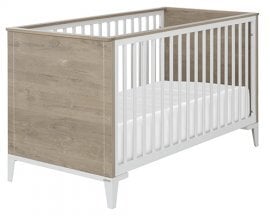 Otroška postelja Marcel - 70x140 cm - blond hrast/bela