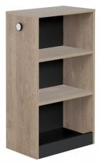 Poličnik Marcel - Blond hrast/črna