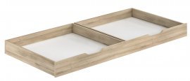 Predal za otroško posteljo Sacha - 70x140 cm - Hrast/bela