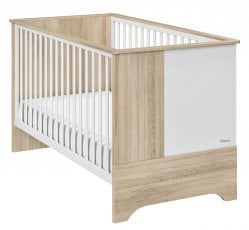 Otroška postelja Sacha - 70x140 cm - hrast/bela