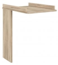 Previjalna deska Sacha - Hrast/bela