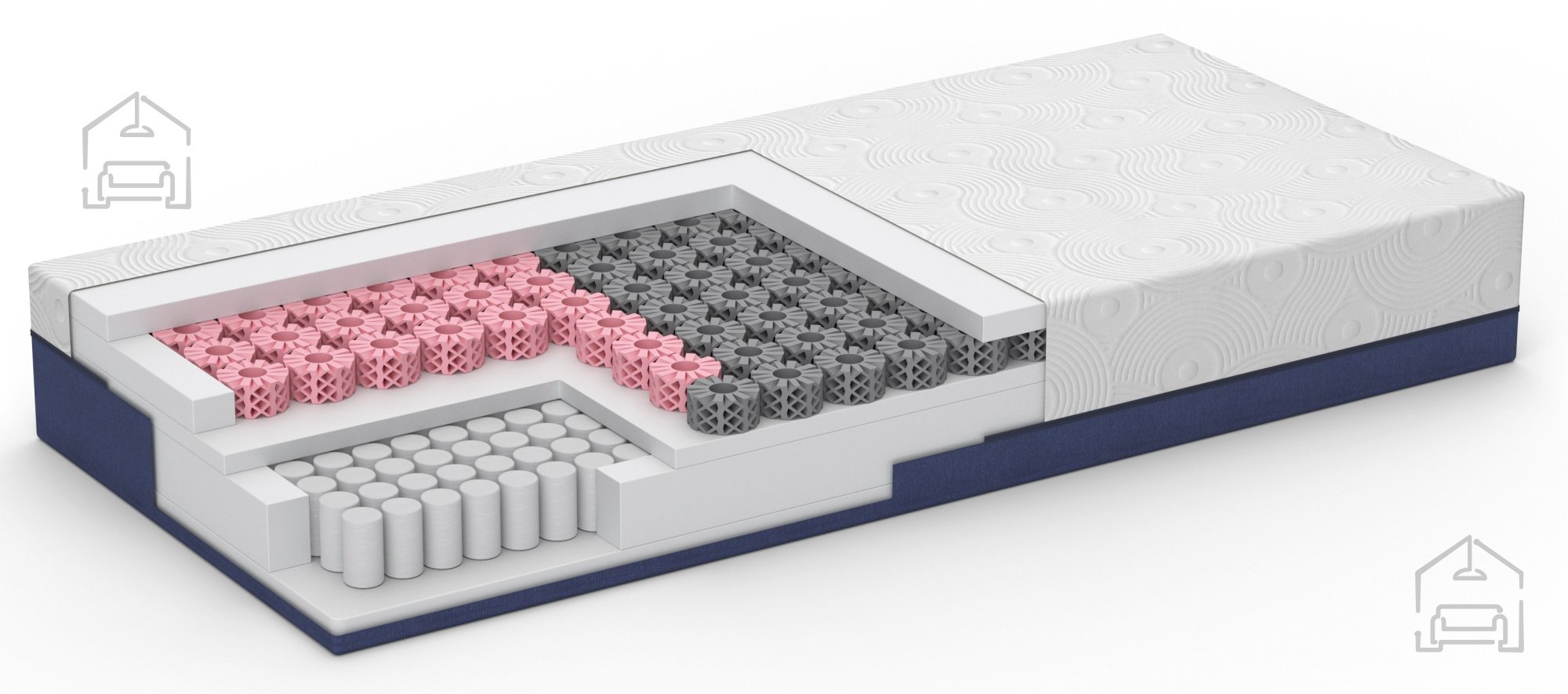 Ležišče Dormeo Air + Comfort - 160x200 cm