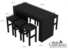 Bello Giardino - Vrtni set Geniale - MS.005.007 - črn