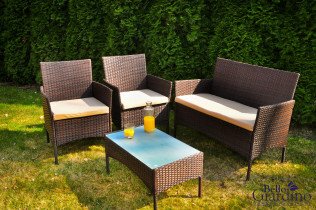 Bello Giardino - Vrtni set Comodo - ZO.015.001 - rjava