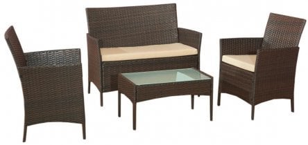 Bello Giardino - Vrtni set Comodo - ZO.015.001 - rjava