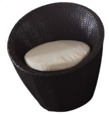 Vrtni stol Modico - KR.015.001 - temno rjav