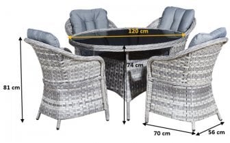 Bello Giardino - Vrtni set Moderno Grande - MS.030.105.XL.D