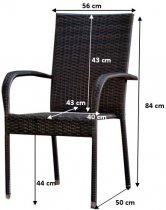 Bello Giardino - Vrtni stol Sottile - KR.004.002