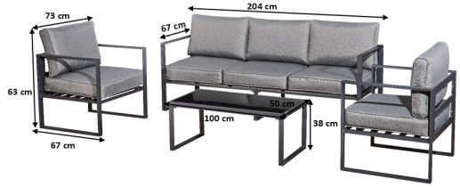 Bello Giardino - Vrtni set Mostrare Grande - ZO.060.A.XL. W