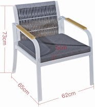 Bello Giardino - Vrtni stol Raro - KR.015.A.500
