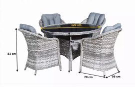 Bello Giardino - Komplet vrtnega pohištva Moderno - MS.030.105.L