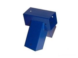 Kotni spojnik za gugalnico 90×90 mm (100°) - moder