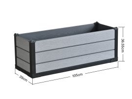 Bello Giardino - Vrtni pravokotni lonček za rože 105×39×36,55&nbsp;cm