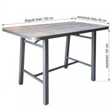Bello Giardino - Visoka aluminijasta miza Brezza - SD.008.A