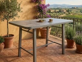 Visoka aluminijasta miza Brezza - SD.008.A