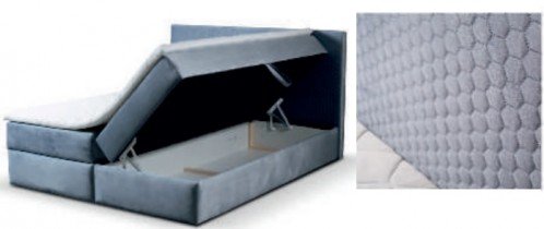 Pionier - Boxspring postelja Emma - 140x200 cm