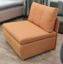 Pionier - Otroški fotelj z ležiščem Rito - oranžna