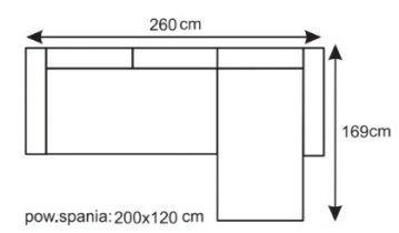 Pionier - Kotna sedežna garnitura Matrix mini - r - Salvador 15