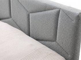 Pionier - Otroska postelja 3D - 90x200 cm Bubble 06 - siva