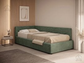 Postelja z dvižnim mehanizmom 3D - 90x200 cm Cremona 39 - postavitev in odpiranje kot