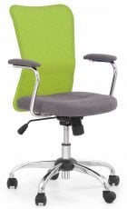 Pisarniški stol Andy - siva/zelena