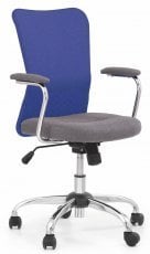 Pisarniški stol Andy - siva/modra