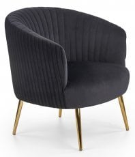 Fotelj Crown I - črn