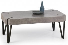 Klubska miza Emily - beton