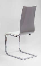 Halmar - Jedilniški stol K104 - bel/siv