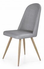 Jedilniški stol K214 - siva/medeni hrast