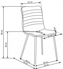 Halmar - Jedilniški stol K251