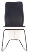 Halmar - Jedilniški stol K300 - bela/črna